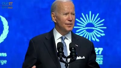 الرئيس الأمريكي: مكافحة المناخ مهمة للأمن البشري والاقتصادي والقومي وحياة كوكبنا