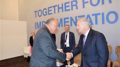 سامح شكري يستقبل وزير الزراعة الأمريكي على هامش COP27