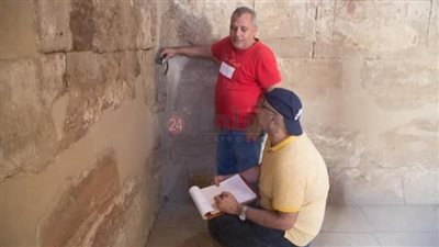 ننشر الصور الأولى لبدء توثيق معبد قصر العجوز بمدينة هابو بالأقصر 