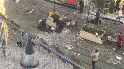 سقوط قتلى وجرحى.. لحظة وقوع تفجير إسطنبول التركية | فيديو
