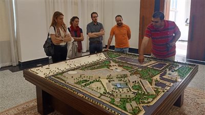 على هامش COP 27.. المدير الإقليمي بمكتب اليونسكو تزور متحف شرم الشيخ | صور 