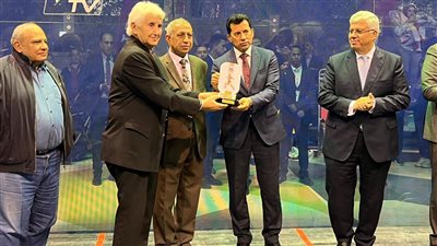 وزراء الرياضة والتعليم العالى والصحة يشهدون ختام بطولة العالم للجامعات للإسكواش