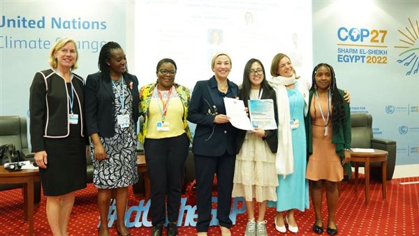 وزيرة البيئة في افتتاح