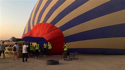 إلغاء رحلات البالون الطائر بالأقصر اليوم لسوء الأحوال الجوية