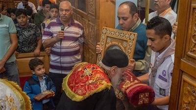 5 مشاهد من احتفالات أقباط الإسكندرية بعيد مارجرجس | صور