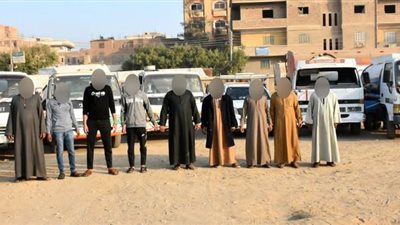 القبض على 9 أشخاص بتهمة سرقة خطوط البترول بالجيزة