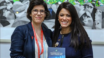 المشاط تعقد اجتماعًا ثنائيًا مع وزيرة المناخ والتنمية البلجيكية لمناقشة دفع آليات التعاون المشترك