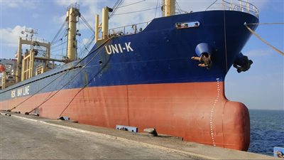 شحن 8200 طن ملح إلى مونتينيغرو عبر أرصفة ميناء شرق بورسعيد الجديدة