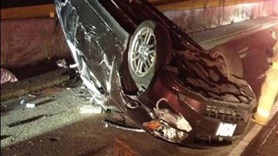 إصابة 4 أشخاص من أسرة واحدة في انقلاب سيارة ملاكي شمال البحر الأحمر