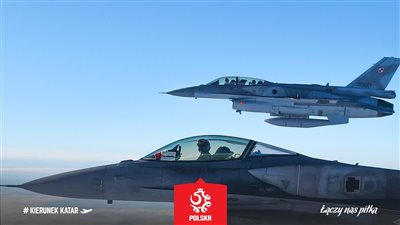 في حماية مقاتلات إف 16.. منتخب بولندا يتوجه إلى قطر استعدادًا لكأس العالم | فيديو