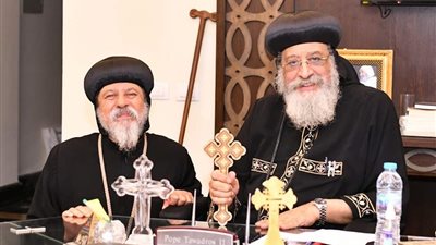 البابا تواضروس الثاني يستقبل الأنبا دانييل لمناقشة ملفات تخص خدمته الرعوية