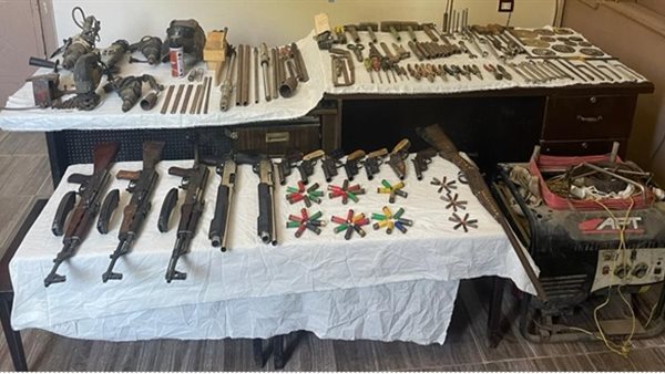 جانب من المضبوطات