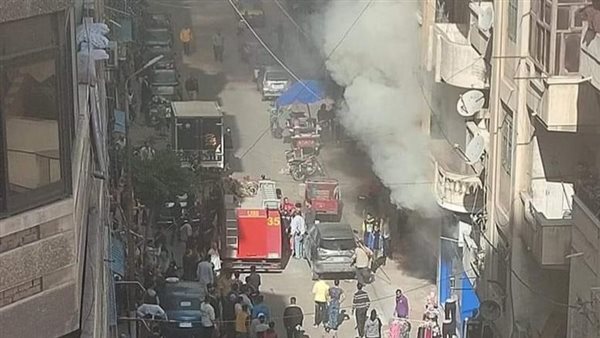 حريق بشارع اللاجتيه