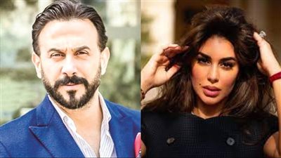 ياسمين صبري وقصي خولي في حفل افتتاح كأس العالم 2022