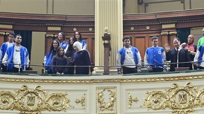 مجلس النواب يستقبل اتحاد طلاب إحدى المدارس.. وجبالي: مرحبا بسياسيّ المستقبل