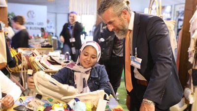 ممثل يونيسيف في مصر: منتجات السيدات بجناح المجلس دليل على قدرات المرأة المصرية