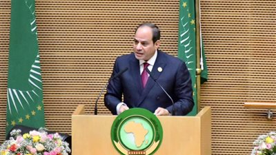 السيسي يؤكد استمرار مصر في بذل الجهود كافة لدعم الاستقرار بالقارة الإفريقية