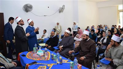 قافلة الأزهر الدعوية تلتقي طلاب جامعة العريش 