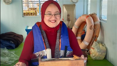 وكيل تعليم بورسعيد تتفقد مركب تدريب المصايد وفنون الملاحة للمدرسة الميكانيكية 