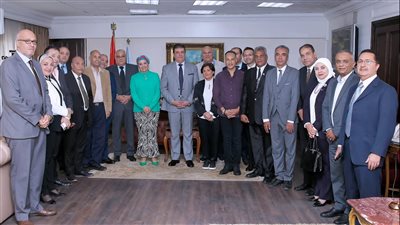 رئيس الوطنية للإعلام يستقبل عددا من رؤساء القطاعات وفرق عمل التغطية الإعلامية لمؤتمر المناخ