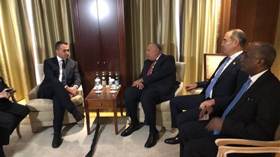 شكري يلتقي نظيره الإيطالي على هامش فعاليات قمة مؤتمر برلين حول ليبيا