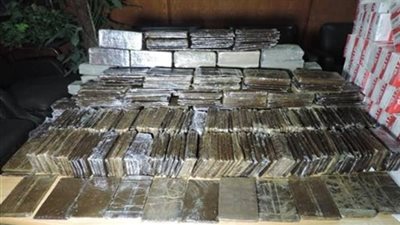 القبض على تاجر مخدرات بحوزته 50 طربة حشيش و211 ألف جنيه بالمنيا