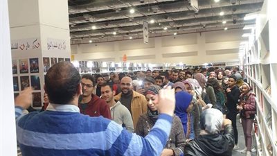 أمير منير ينشر صور لندوة كتابه “إلى الله” في معرض الكتاب.. ويشكر الحضور الكبير (صور)