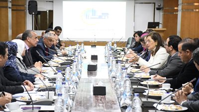 وزيرة التخطيط ورئيس جهاز التعبئة العامة والإحصاء يتابعان العمل بالتعداد الاقتصادي