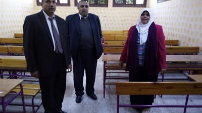 تعليم كفر الشيخ: نقل تلاميذ مدرسة النور الابتدائية إلى الإعدادية (صور)