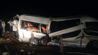 مصرع شخص ضمن 10 مصابين في حادثة طريق “الزهويين – شبين القناطر”