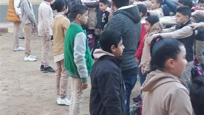 التزام مدارس الدقهلية بتعليمات الصحة لمواجهة الأمراض المعدية في أول يوم دراسي