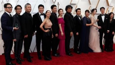 نجمة game of thrones وصناع Parasite على السجادة الحمراء فى حفل الأوسكار 2020