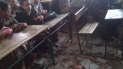 استبعاد مدير مدرسة بشبرا الخيمة بسبب انتشار القمامة في الفصول