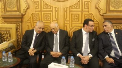 كبار قيادات الدولة فى عزاء نائب رئيس حزب الحرية اللواء حسن ناجي (صور)