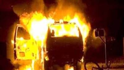 تفحم 6 جثث في حادث مروع بين سيارة ملاكي وأخرى نقل “تريلا” بسوهاج