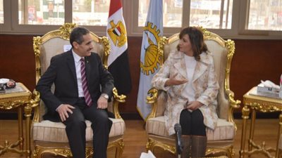 محافظ الغربية يستقبل وزيرة الهجرة لزيارة القرى المنتجة والأكثر احتياجًا