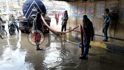 ‎”مياه القليوبية” ترفع درجة الاستعداد لمواجهة تقلبات الجو