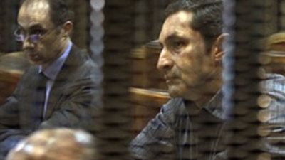 براءة علاء وجمال مبارك في قضية التلاعب بالبورصة