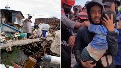 معجزة في إندونيسيا.. نجاح عملية إنقاذ طفل ظل عالقًا تحت الأنقاض لمدة يومين │ فيديو