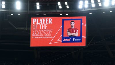 كريستيانو رونالدو يفوز بجائزة رجل مباراة البرتغال وغانا في كأس العالم