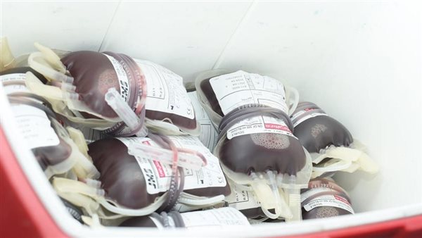 جانب من أكياس الدم