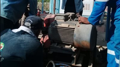 مياه القناة: استمرار الحملة الموسعة لتطهير بالوعات وشبكات الصرف الصحي | صور 