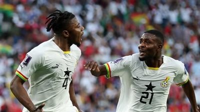 نتيجة الشوط الأول من مباراة غانا وكوريا الجنوبية في كأس العالم 2022.. ثنائية للبلاك ستارز 