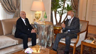 الأمين العام لجامعة الدول العربية يستقبل المستشار عقيلة صالح رئيس مجلس النواب الليبي