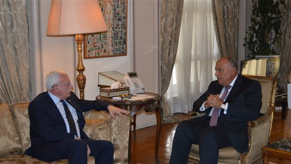 سامح شكري يستقبل