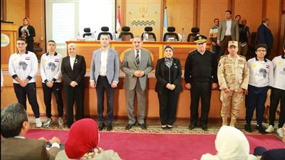 محافظ كفر الشيخ يكرم الفائزين والمشاركين بمخترعات وبرامج في المنتدى الافرو أسيوي للابتكار والتكنولوجيا