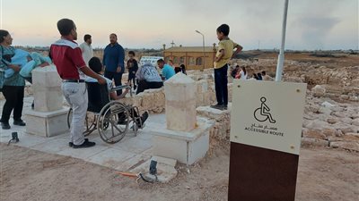 الآثار تعلن الانتهاء من تركيب اللوحات الإرشادية والمعلوماتية بموقع أبو مينا الأثري | صور 