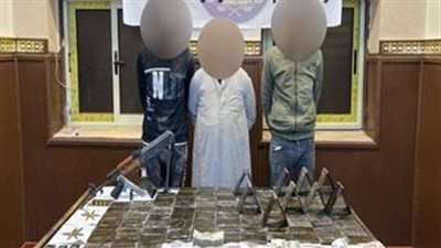 ضبط 3 أشخاص بحوزتهم مخدرات بقيمة مليون و800 ألف جنيه بالمنوفية