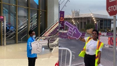 رسالة نبيلة من جنود مجهولين.. شباب كينيا وإثيوبيا يرشدون السائحين في مونديال قطر │ صور