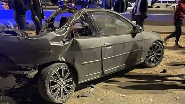 السيارة بعد الحادث